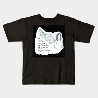Wounded Wings Kids T-Shirt